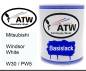 Preview: Mitsubishi, Windsor White, W30 / PW5: 1L Lackdose, von ATW Autoteile West.